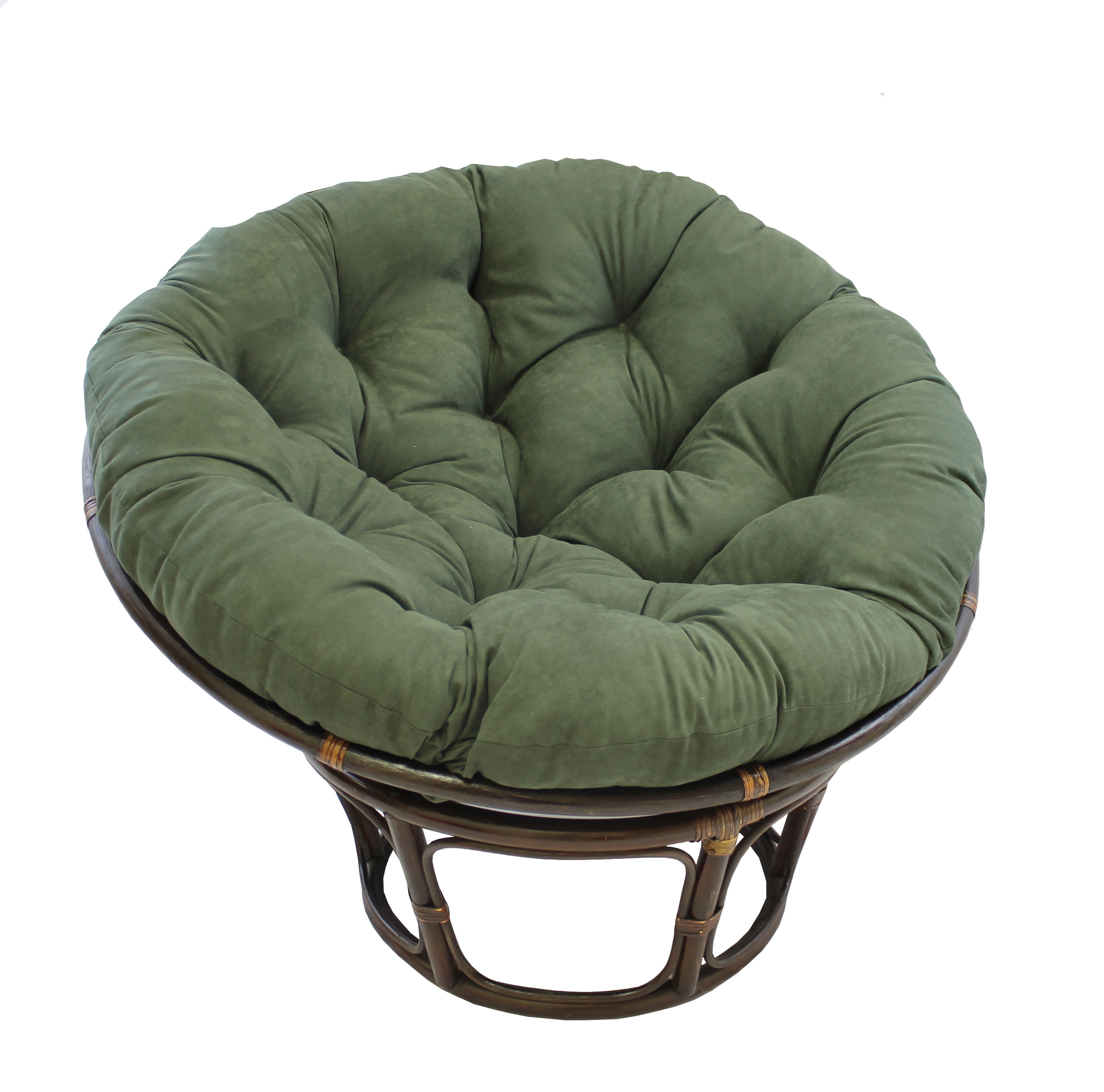 international caravan bali papasan chair with solid cushion