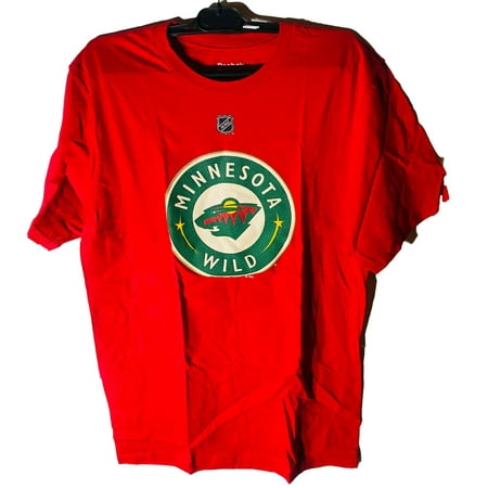 Reebok Men's Minnesota Wild Suter 20 Short-Sleeve T-Shirt MEDIUM RED