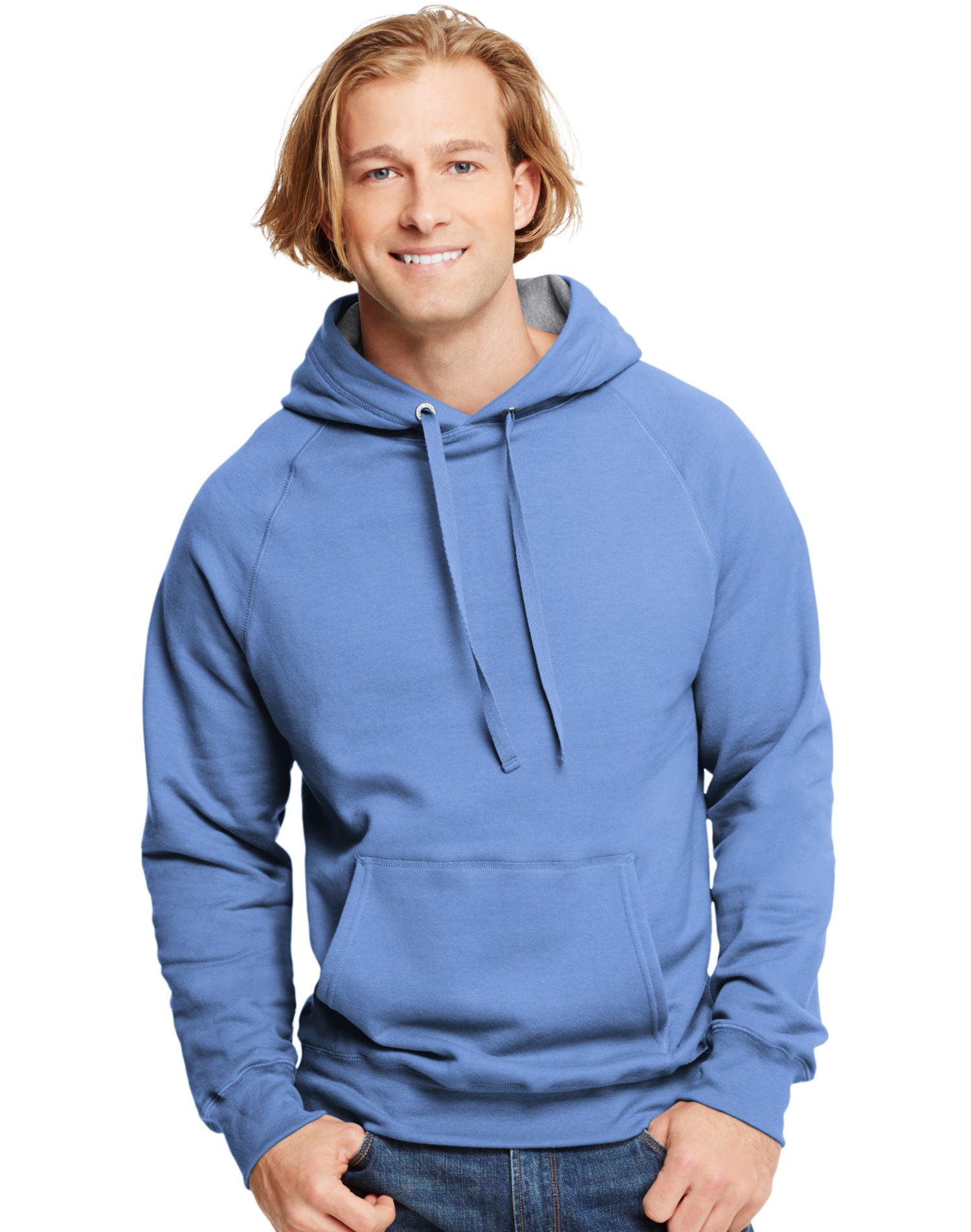Fishing Size MattersMen¡¯s Cotton Heavyweight Pullover Sleeve Fleece Hooded Sweatshirt Navy