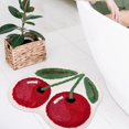 thumbnail image 2 of Alfombra de baño FROZZUR Cherry Cute para baño, lujosa y divertida, 2 of 7
