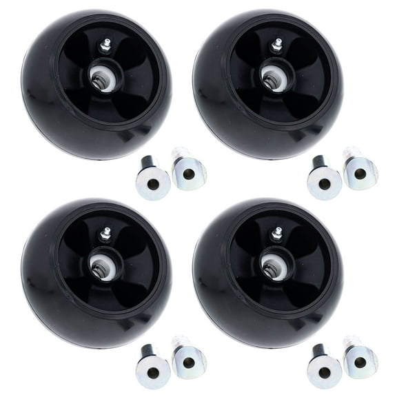 OEM 5" Deck Wheel Kit 4 Pack John Deere 240 245 260 LX 255 266 GX 325 F 725 X