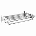 thumbnail image 2 of golytefs Wall Mounted Clothes Drying Rack Retractable Collapsible 7 Rods Clothing Hanger, 2 of 9