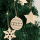 thumbnail image 3 of Adornos de árbol de Navidad de madera, adornos colgantes, colgantes de decoración de Navidad Adepaton CPB-CJZ152-5, 3 of 5