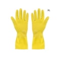 thumbnail image 2 of Household Industrial Gardening Glove YELLOW Rubber Latex Gloves S/M/L/XL, 2 of 4