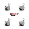 thumbnail image 2 of 2 Inch MRI Safe Casters with Brakes – 3/8 Inch Threaded Stem – Set of 4 – SCC, 2 of 2