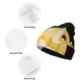 thumbnail image 3 of Pofeuu Sunflower Gnomes 3 Print Beanie Hat for Men Women Knit Winter Hat Warm Cuffed Skull Beanie Slouchy Soft Unisex, 3 of 6
