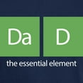 thumbnail image 3 of CafePress - Dad The Essential Element Dark T Shirt - Men's Classic Graphic Cotton T-Shirt, 3 of 4