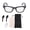 Color Changing, variant on AI Smart Glasses 8MP HD Camera 32GB Memory Bluetooth Calling Music Playback 25 Languages Real-Time Translation Anti Blue Light Color Changing Lens Sports Sunglasses (14.2 cm / 5.6 in)