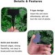 thumbnail image 3 of 100pcs Plant Labels Waterproof Garden Labels, T-type Plastic Plant Labels Seedling Labels, Plant Labels Garden 6 X 10cm (black), 3 of 5
