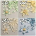 thumbnail image 6 of U8MO 10pcs 14x30mm Flower Petal Shape Crystal Lampwork Glass Loose Pendants Beads-15#, 6 of 6