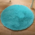 thumbnail image 3 of Anti-skid Round Shaggy Area Rug Mat Shaggy Round Floor Soft Carpets Floor Mat for Living Room Bedroom Table, 3 of 7