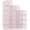 Pink, variant on Black Plastic Stackable Shoe Storage Boxes 15 Pack