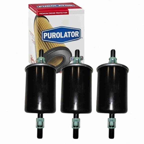 3 pc Purolator F64702 Fuel Filters for 15169849 23484 25121351 25121466 25121468 25121801 25121875 25121978 25161801 25319686 3193 33193 33484 33484MP 3484 517 52075 86193 86484 86484MP 95193 95484