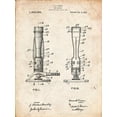 thumbnail image 2 of Borders, Cole 19x24 Black Ornate Wood Framed with Double Matting Museum Art Print Titled - PP758-Vintage Parchment Bunsen Burner 1921 Patent Poster, 2 of 4