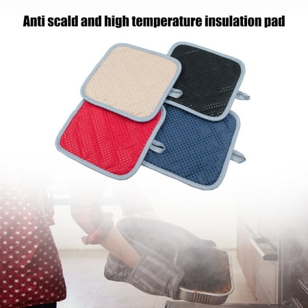 

Poseidon Square Checkered Silicone Non-slip Heat Insulation Thick Pot Holder Table Mat