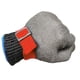 thumbnail image 3 of Eigraketly Guantes de seguridad universales de nivel 5, ajustables, recubiertos de látex, más anillo de acero PE, manoplas de trabajo, correa de muñeca Artesanía Rojo L Eigraketly TO000224-01, 3 of 6