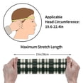 thumbnail image 5 of Motion Adornment Sweatband 15 In Both Men And Women Can Stretch Breathable Soft Perspiration For Hiking Walking Running Exercise Springgreen Buffalo Plaid Check Tartan Scotland_41650_2, 5 of 8