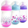 GumDrop 8-oz GentleVent Baby Bottles, Set of 3, BPA-Free