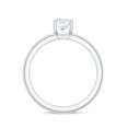 thumbnail image 2 of Rosec Jewels Certified Moissanite Promise Ring for Women - 6 mm Round Moissanite Solitaire Ring (D-VS1 Quality) - Ready to Gift, 10K White Gold, US 12.50, 2 of 8