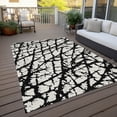 thumbnail image 6 of Addison Rugs Chantille Indoor/Outdoor Transitional Abstract Black Washable Rectangle Rug, 10' x 14', 6 of 6