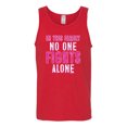 thumbnail image 2 of In This Family No One Awareness Mens Graphic Tank Top, Red, Small, 2 of 3