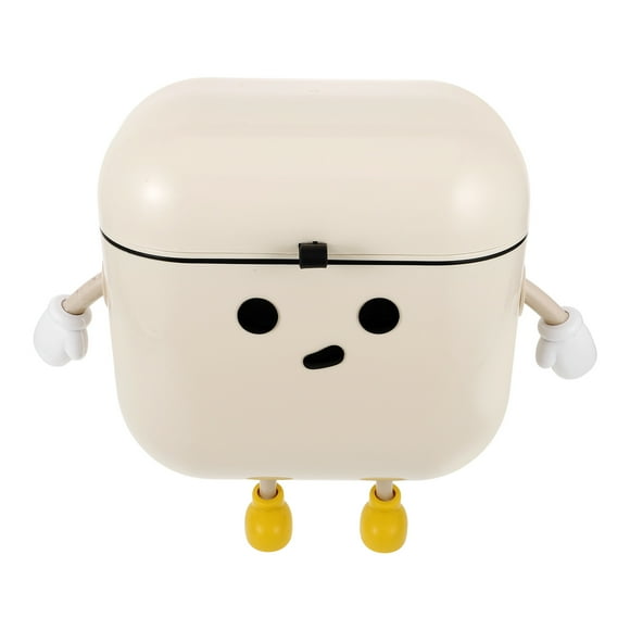 Milisten Kitchen Compost Bin Lidded Hanging Trash Can Cabinet Door Compost Bucket