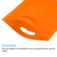 thumbnail image 4 of Uxcell Reusable Goodie Treat Wedding Party Nonwoven Tote Bags, Orange 24 Pack, 4 of 5