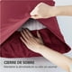 thumbnail image 4 of Amorosa 2 Piezas Fundas de Almohadas Impermeable Protectores de Almohada Suaves y Acogedoras para el Hogar Dormitorio Hotel VinoTinto Estándar-50*80cm, 4 of 7