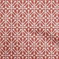 thumbnail image 1 of oneOone Georgette Viscose Red Fabric Geometric Diy Clothing Quilting Fabric Print Fabric By Yard 42 Inch Wide, 1 of 5