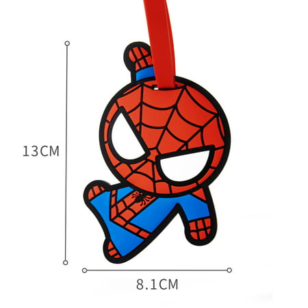 MINISO Funny Mavel Avengers Superhero ID Luggage Tag Bags with Suitcase  Identify Labels, Spiderman | Walmart Canada