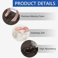 thumbnail image 4 of Tripumer Brown Memory Foam Rug Set Soft 3 Piece Bath Rug for Home Kitchen Comfort and Absorbency, 4 of 7