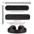 thumbnail image 3 of Geekria Medium Velour Hook and Loop Headband Cover + Pad Set Protector No Tool Needed Compatible with  Medium Sized Headphones, Easy DIY Installation (Black), 3 of 6