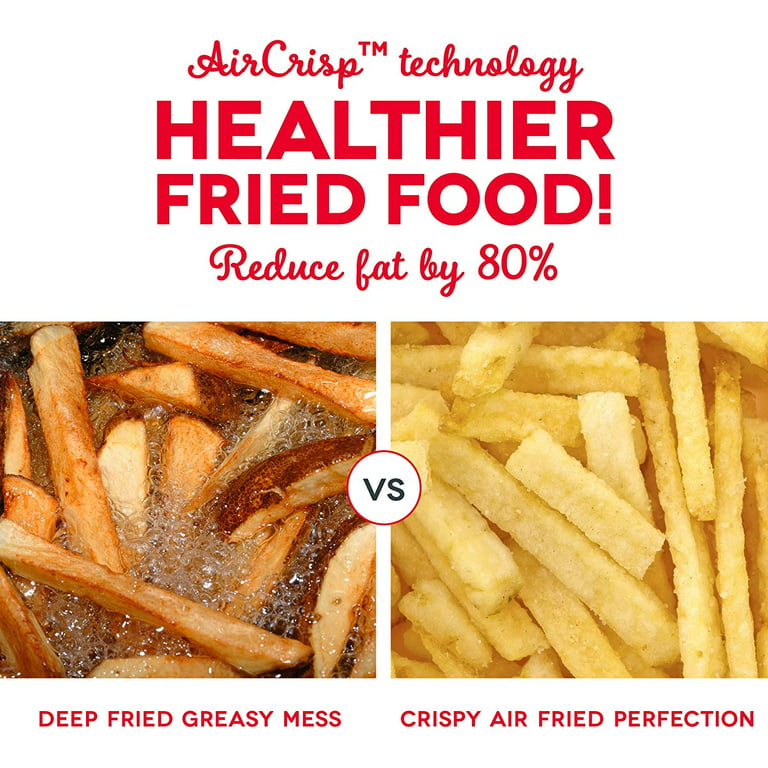 Dash DCB001AF Air Fryer Recipe Book for Healthier + Delicious Meals, Snacks 