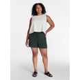 thumbnail image 2 of Time and Tru Women's Soft Utility Shorts, 4" Inseam, Sizes XS-XXXL, 2 of 6