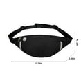 thumbnail image 3 of Fnyoxu Fanny Pack For Man & Woman Travel Wallet Bag For Cell Phone Belt Bag Crossbody Bag With Headphone Hole For Travel Walking Running Hiking Cycling, 3 of 6