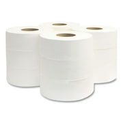 Morcon Tissue Jumbo Toilet Paper, Septic Safe, 2-Ply, White, 3.3 x 700 ft, 12 Rolls/Carton