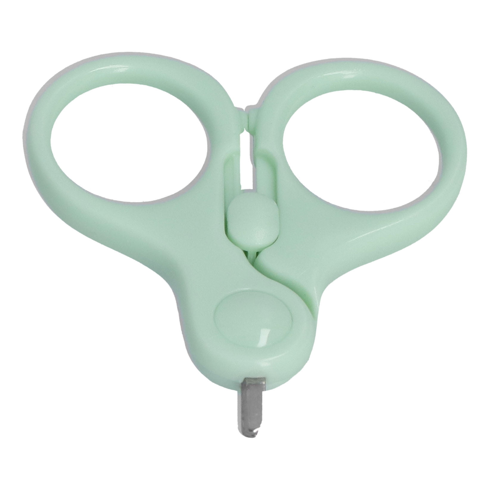 Cergrey Newborn Baby Nail Scissors Durable Round Tip Scissors With Safety Buckle For Infant,Newborn Baby Scissors,Baby Nail Scissors