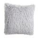 thumbnail image 3 of Funda de cojín de felpa Funda de almohada Gris, 3 of 9