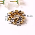 thumbnail image 7 of 6Pcs Dream Lifestyle Petite Bells Napkin Ring, Durable Jingle Bell Napkin Holders Metal Napkin Buckle for Thanksgiving Christmas Weddings Holiday Parties Table Decor, 7 of 7