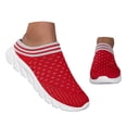 thumbnail image 3 of YLYL Women Knit Mules Chunky Heel Slip on Arch Support Breathable Mesh Comfortable Casual Walking Shoes, 3 of 9