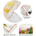 thumbnail image 2 of FMSHPON Tulip Xmas Christmas Tree Skirt Stand Mat for Holiday Party Decoration Indoor Outdoor 36 inches, 2 of 6
