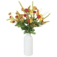 thumbnail image 4 of 19-inch Artificial Silk Orange & Yellow Wildflower Mixed Bush, for Indoor Use, by Mainstays, 4 of 8