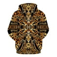 thumbnail image 3 of QTAGTESS Leopard Print Hoodie for Men Y2K Cheetah Graphic Pullover Sweatshirt, 3 of 8