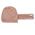 thumbnail image 3 of Milk Silk Hijab Headband Two Tone Solid Color Head Wrap with Design for Daily Wear and —Comfortable Hair Accessory, 3 of 4