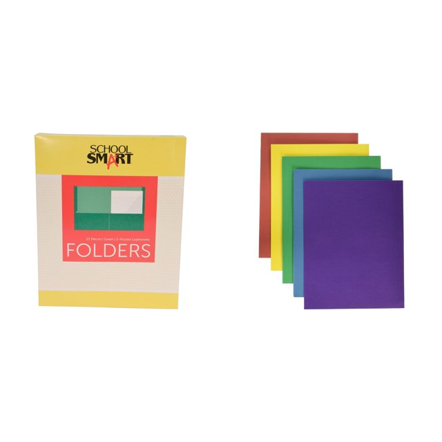Kit combinado de 2 bolsillos Folder Casafoyer, color verde y varios, paquete de 50