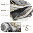 thumbnail image 5 of Grey Marble Large Area Rugs 5x8 ft Gradient Marble Modern Abstract Washable Rug Non Slip Indoor Carpet Absorbent Floor Mat for Living Room Bedroom Dining Room, 5 of 9