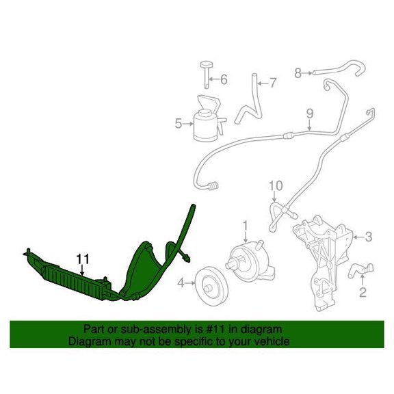 GM 25790512 Cooler Asm-P/S Fluid