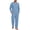 Bm 04 Sea Blue, variant on Men's Pajama Set Long Sleeve Sleepwear Lightweight Loungewear Shirts and Bottoms Soft Comfy Sleep Sets with Pockets S-2XL