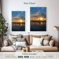 thumbnail image 3 of Elephant Stock Miami Marina At Sunset Wall Art - Vertical Canvas Wall Art - Living Room Wall Decor - Nautical Canvas - Gray And Orange Decor - 24" x 36", 3 of 4