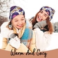 thumbnail image 4 of Disketp record rock Skull star Winter Beanie for Men Women Beanie Knit Hat Cuffed Cap Beanie Knit Chunky Snow Cap, 4 of 6